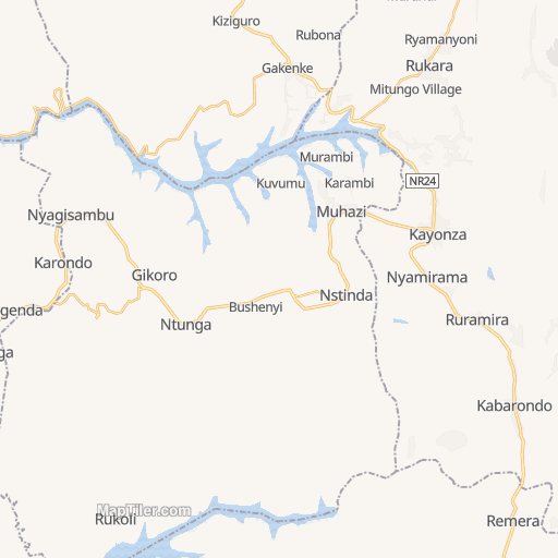 Kabeza Map Schools & colleges in Bugesera